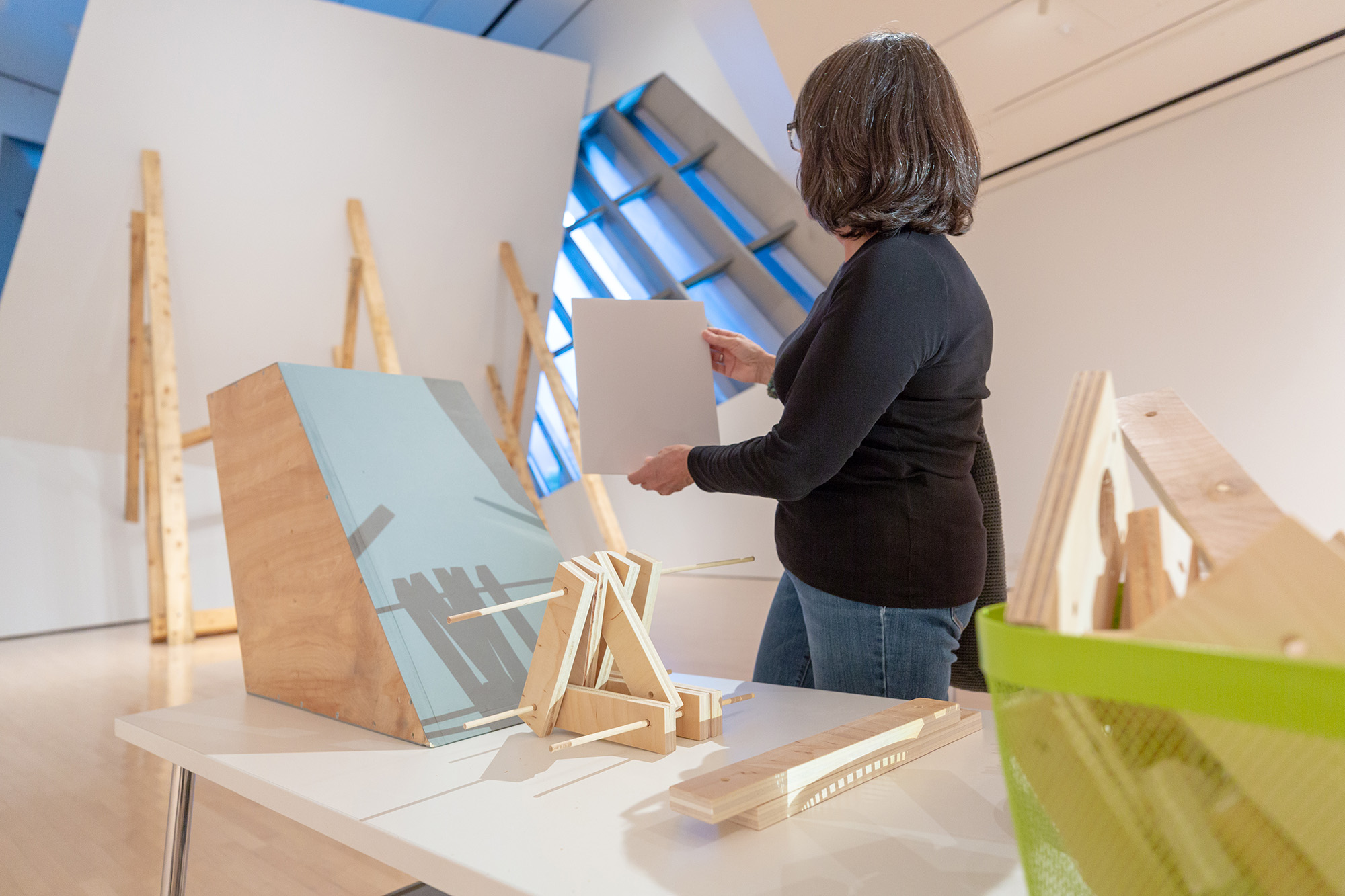 <i>Oscar Tuazon: Water School</i>, installation view at the Eli and Edythe Broad Art Museum at Michigan State University, 2019. Photo: Eat Pomegranate Photography