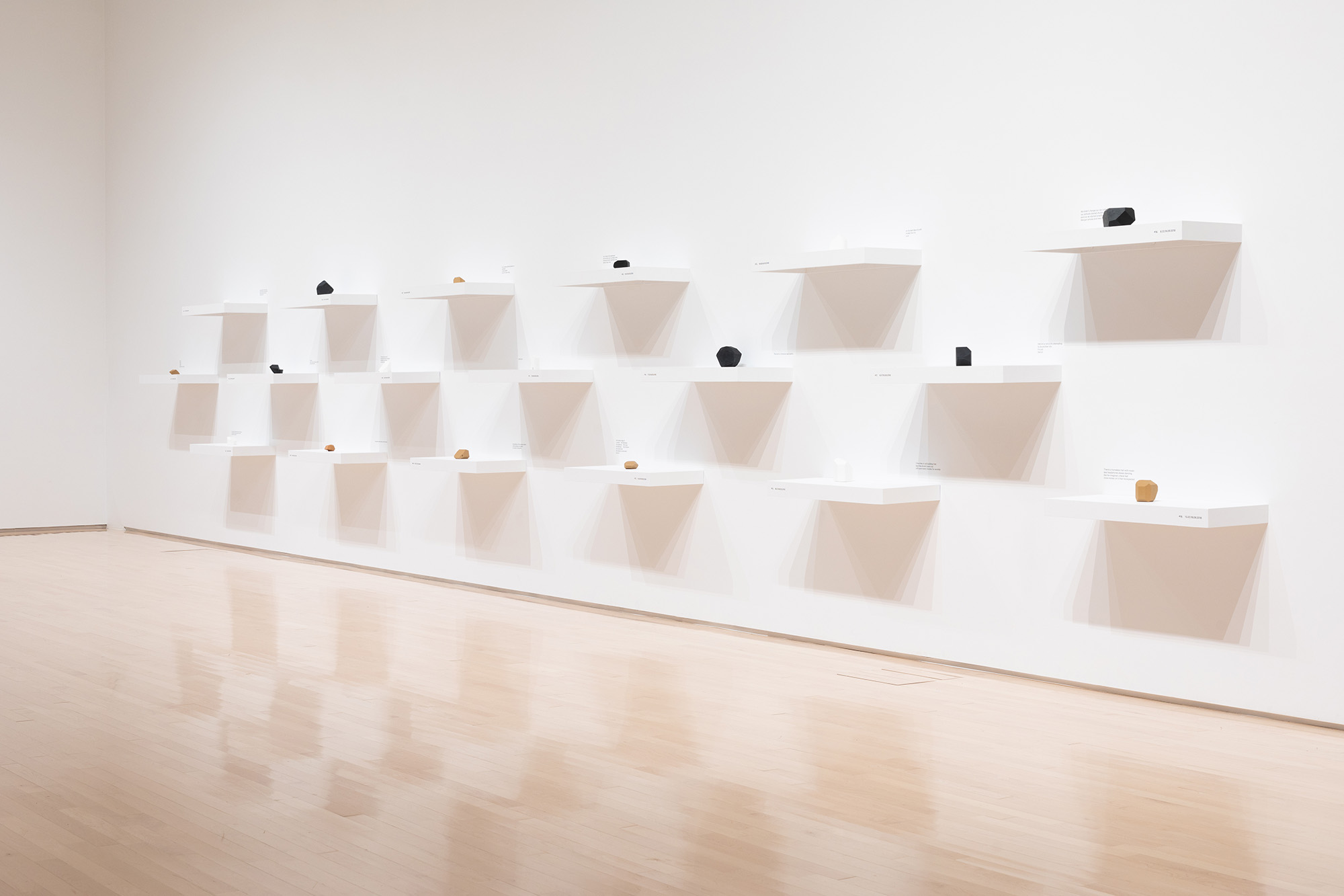 <i>MATTER(S) matter(s): Bridging Research in the Arts and Sciences</i>, installation view at the Eli and Edythe Broad Art Museum at Michigan State University, 2018. Photo: Eat Pomegranate Photography