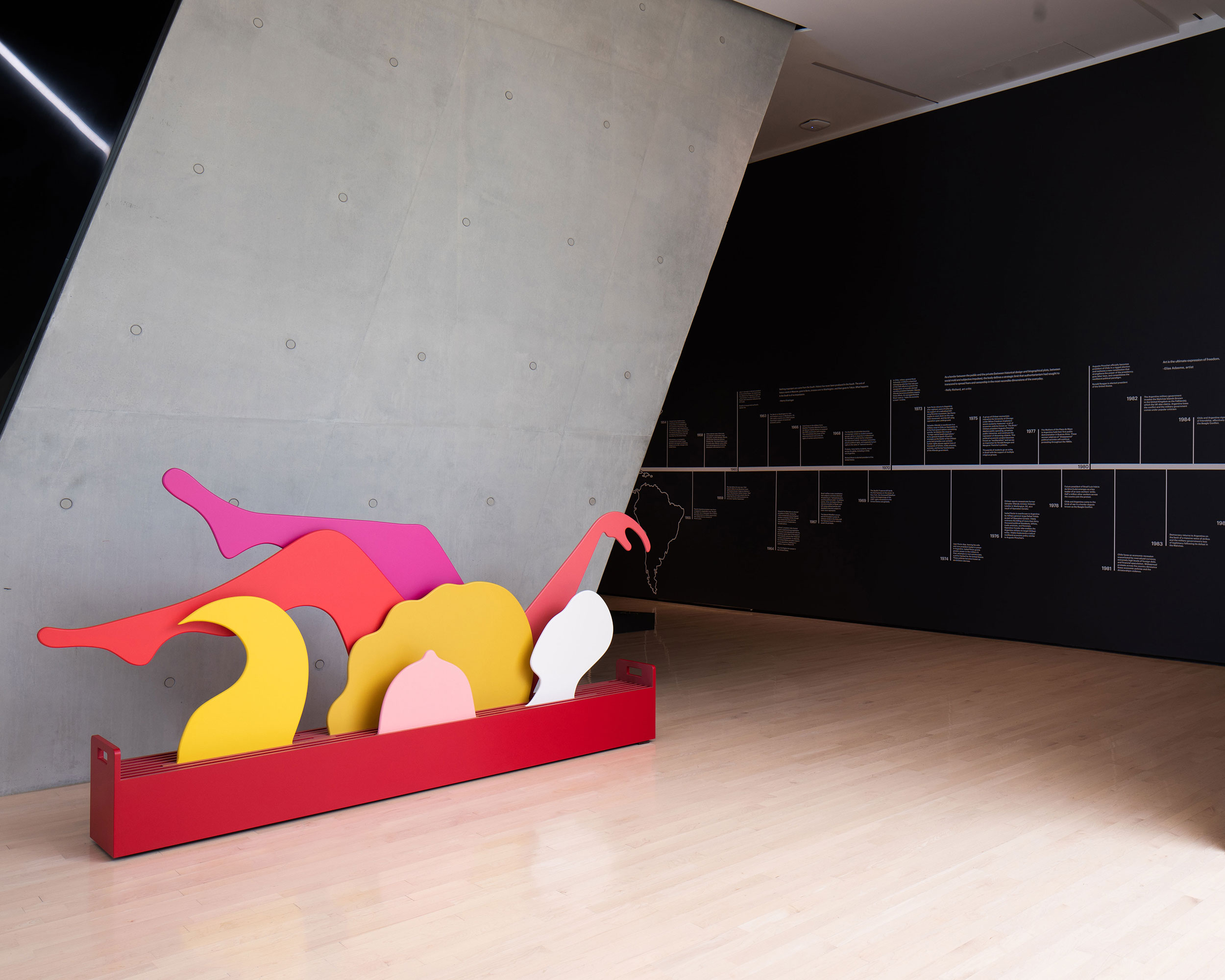 <i>The Edge of Things: Dissident Art under Repressive Regimes</i>, installation view at the Eli and Edythe Broad Art Museum at Michigan State University, 2019. Photo: Eat Pomegranate Photography