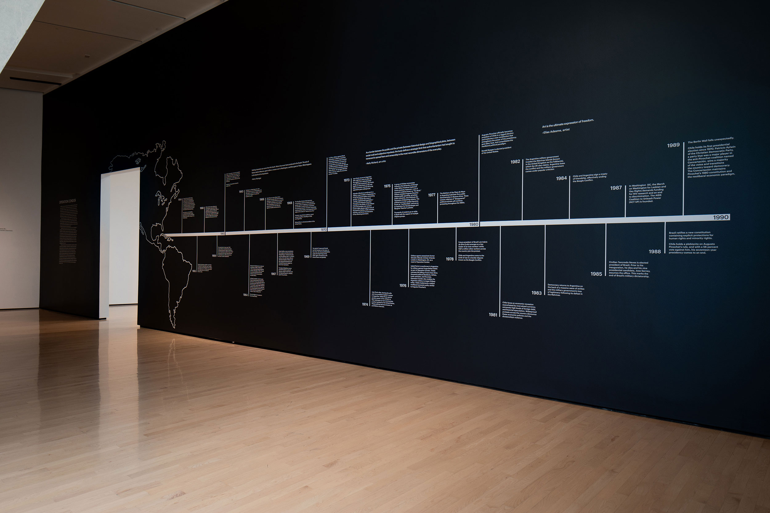 <i>The Edge of Things: Dissident Art under Repressive Regimes</i>, installation view at the Eli and Edythe Broad Art Museum at Michigan State University, 2019. Photo: Eat Pomegranate Photography