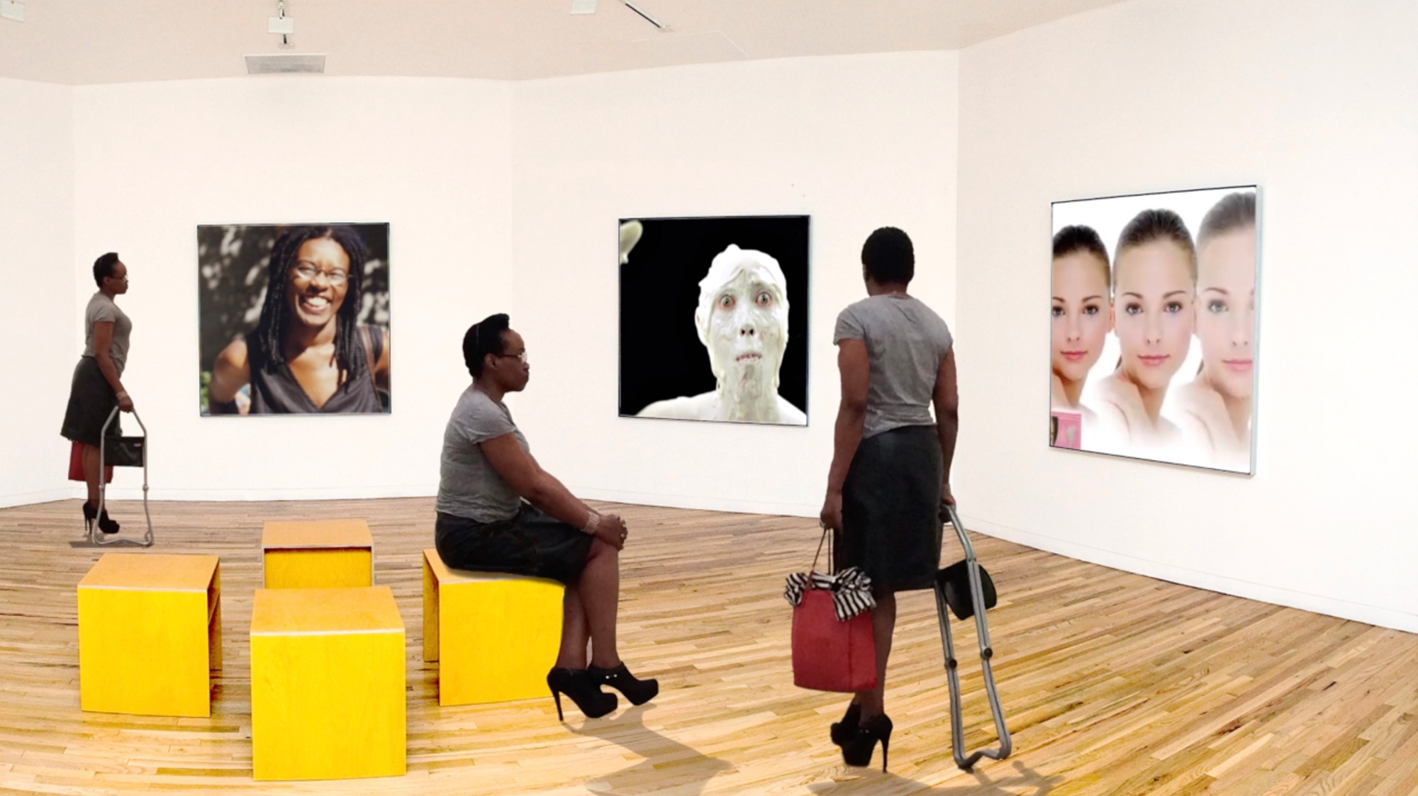 <i>John Lucas and Claudia Rankine: Situations</i> installation view at the Eli and Edythe Broad Art Museum at Michigan State University, 2020. Photo: Eat Pomegranate Photography.