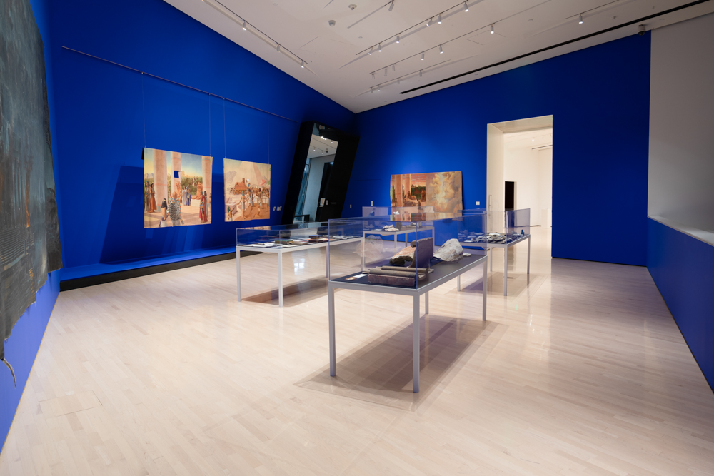 <i>Never Spoken Again: Rogue Stories of Science and Collections</i> installation view at the Eli and Edythe Broad Art Museum at Michigan State University, 2020. Photo: Eat Pomegranate Photography.