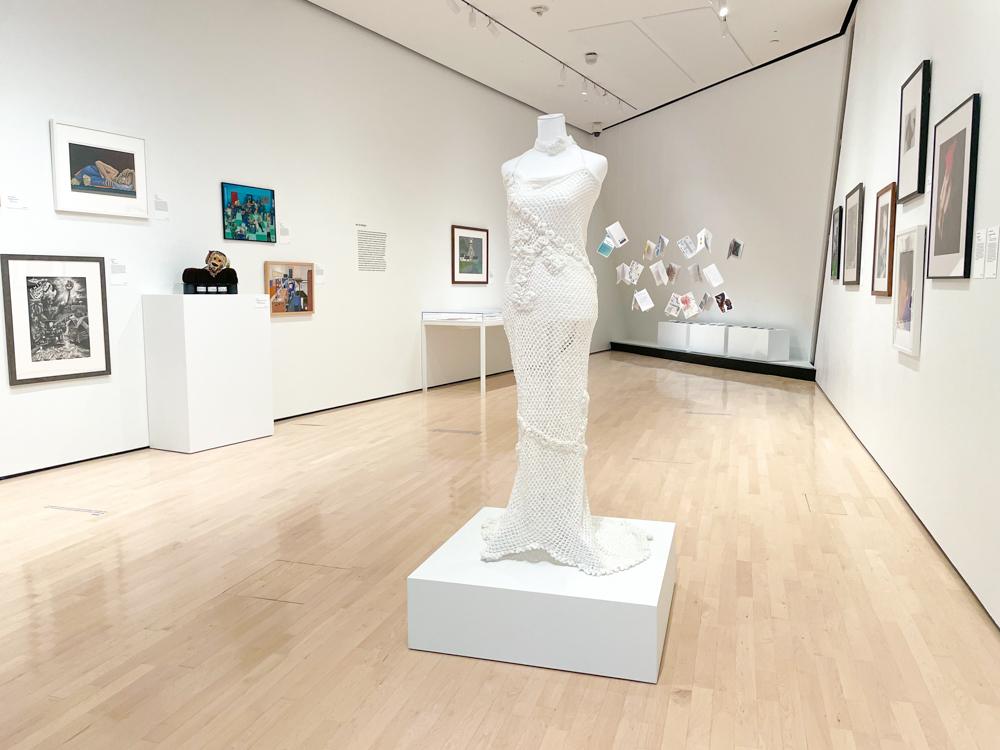 <i>Free Your Mind: Art and Incarceration in Michigan</i> installation view at the Eli and Edythe Broad Art Museum at Michigan State University, 2021. Photo: Zoe Kissel/MSU Broad.