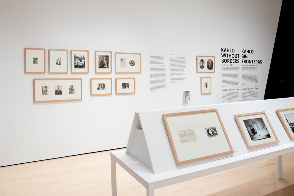 <i>Kahlo Without Borders</i> installation view at the Eli and Edythe Broad Art Museum at Michigan State University, 2022. Photo: Eat Pomegranate Photography