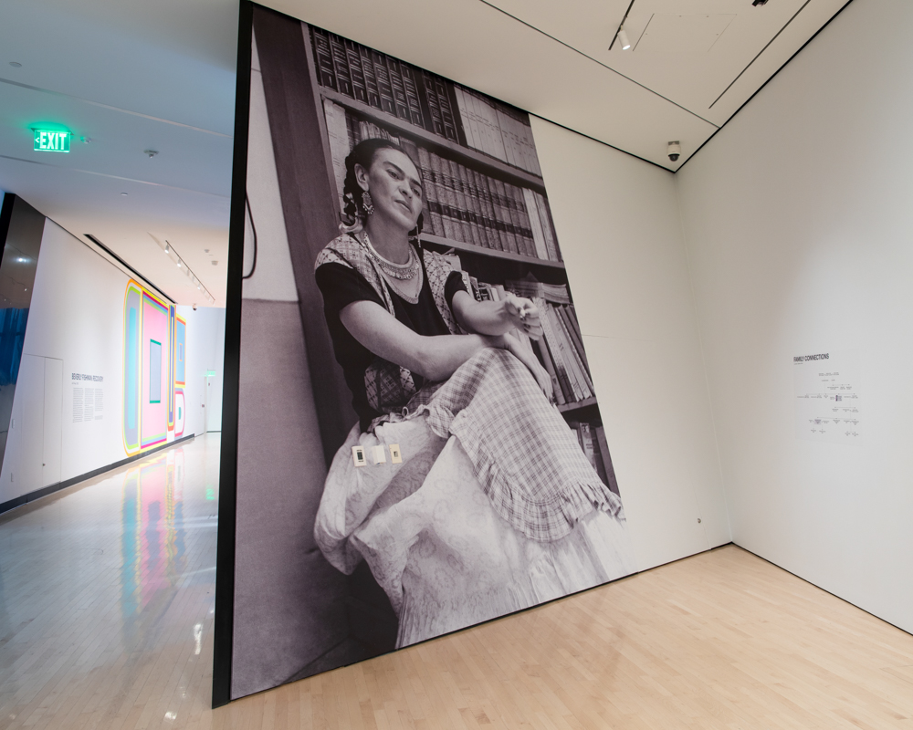 <i>Kahlo Without Borders</i> installation view at the Eli and Edythe Broad Art Museum at Michigan State University, 2022. Photo: Eat Pomegranate Photography