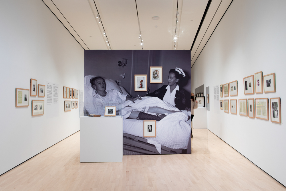 <i>Kahlo Without Borders</i> installation view at the Eli and Edythe Broad Art Museum at Michigan State University, 2022. Photo: Eat Pomegranate Photography