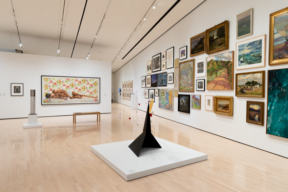 <i>History Told Slant: Seventy-seven Years of Collecting Art at MSU</i> installation view at the Eli and Edythe Broad Art Museum at Michigan State University, 2022. Photo: Eat Pomegranate Photography