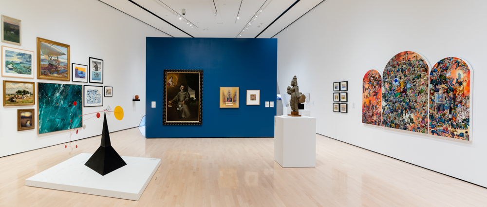 <i>History Told Slant: Seventy-seven Years of Collecting Art at MSU</i> installation view at the Eli and Edythe Broad Art Museum at Michigan State University, 2022. Photo: Eat Pomegranate Photography