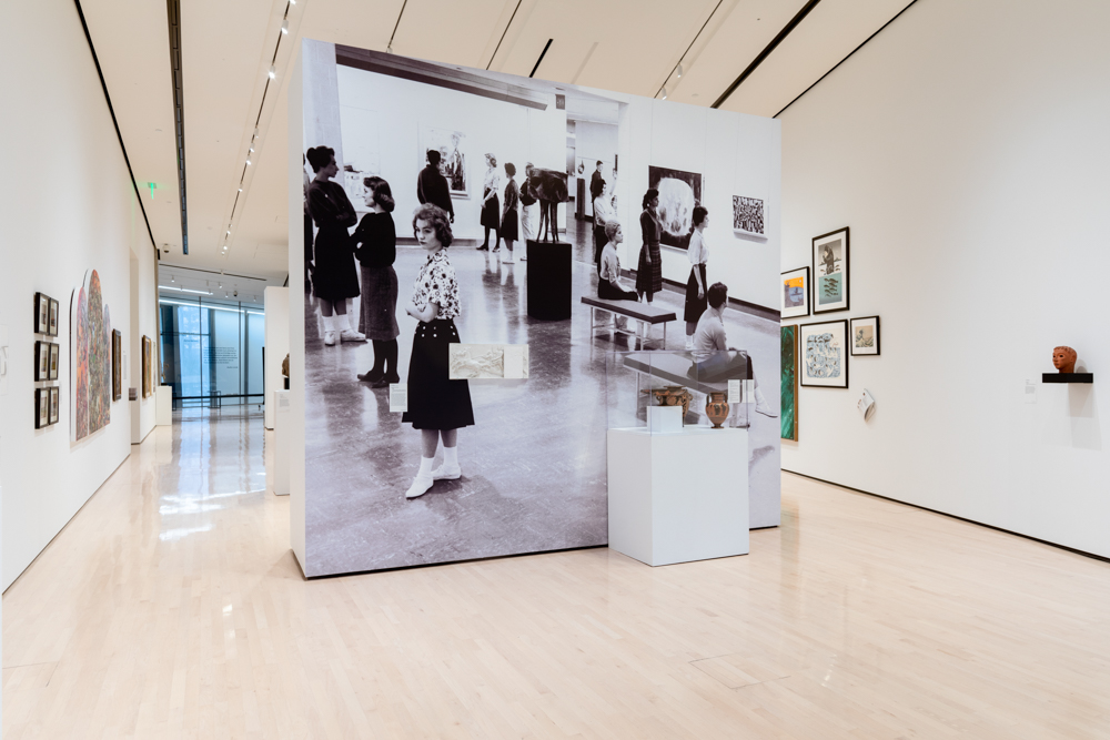 <i>History Told Slant: Seventy-seven Years of Collecting Art at MSU</i> installation view at the Eli and Edythe Broad Art Museum at Michigan State University, 2022. Photo: Eat Pomegranate Photography