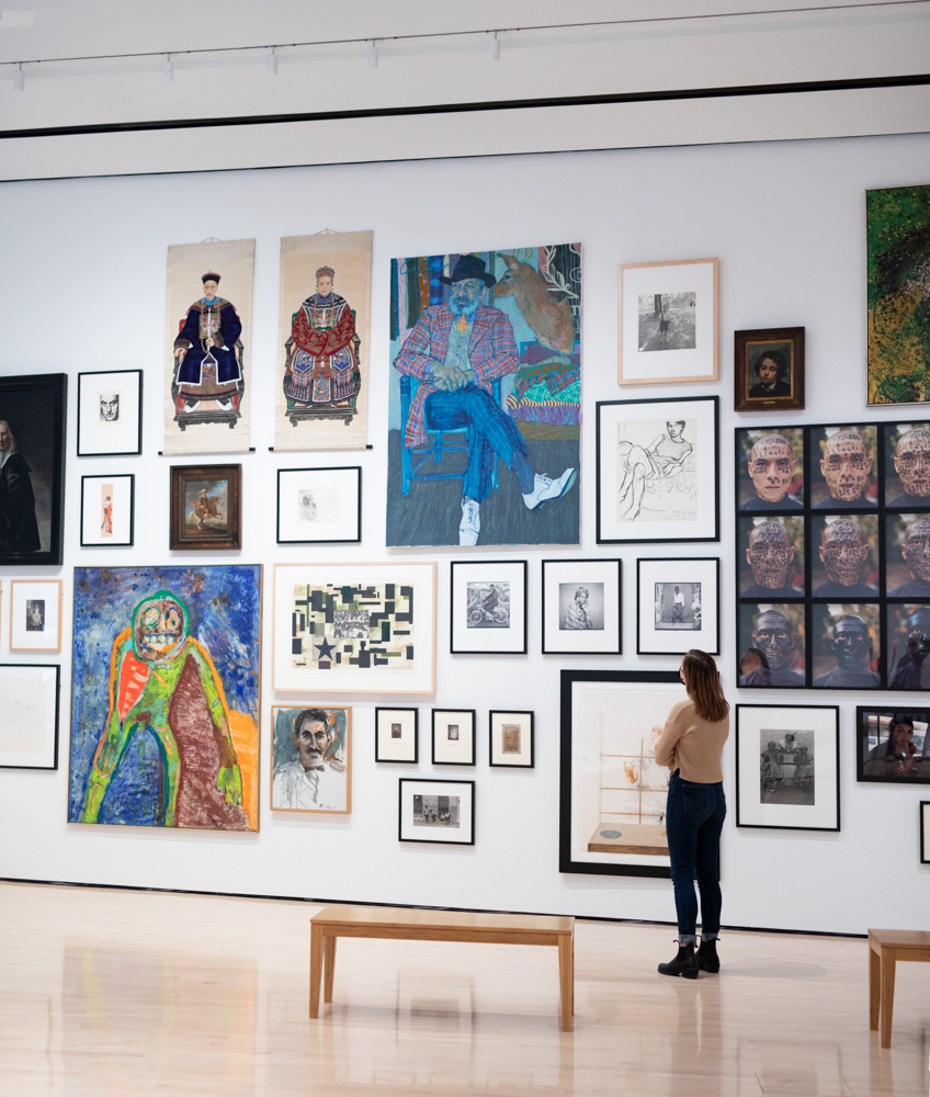 <i>History Told Slant: Seventy-seven Years of Collecting Art at MSU</i> installation view at the Eli and Edythe Broad Art Museum at Michigan State University, 2022. Photo: Eat Pomegranate Photography
